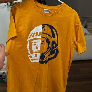 Billionaire Boys Club Yellow and Blue Short Sleeve Tee